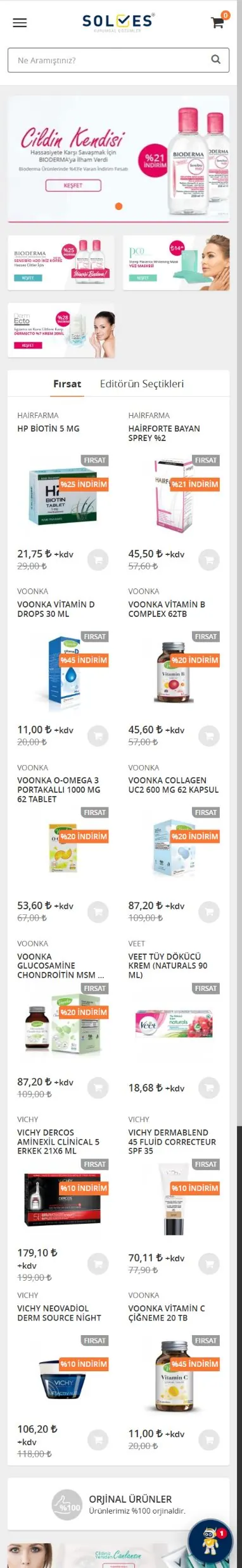 Tema 02v2 mobil mağaza görünümü