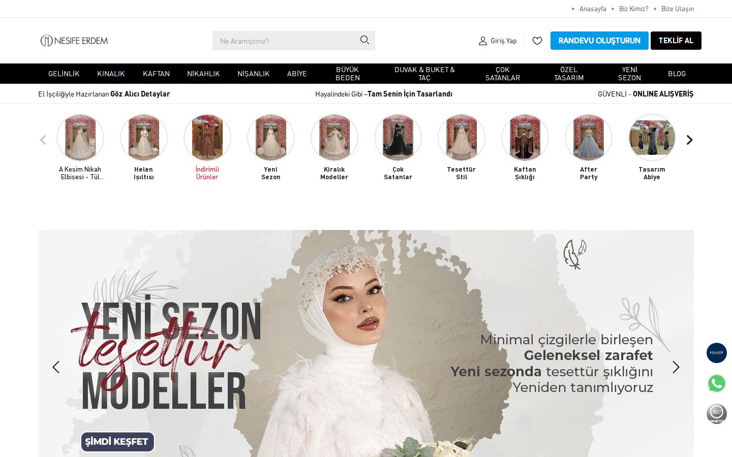 Nesife Erdem canlı web sitesi
