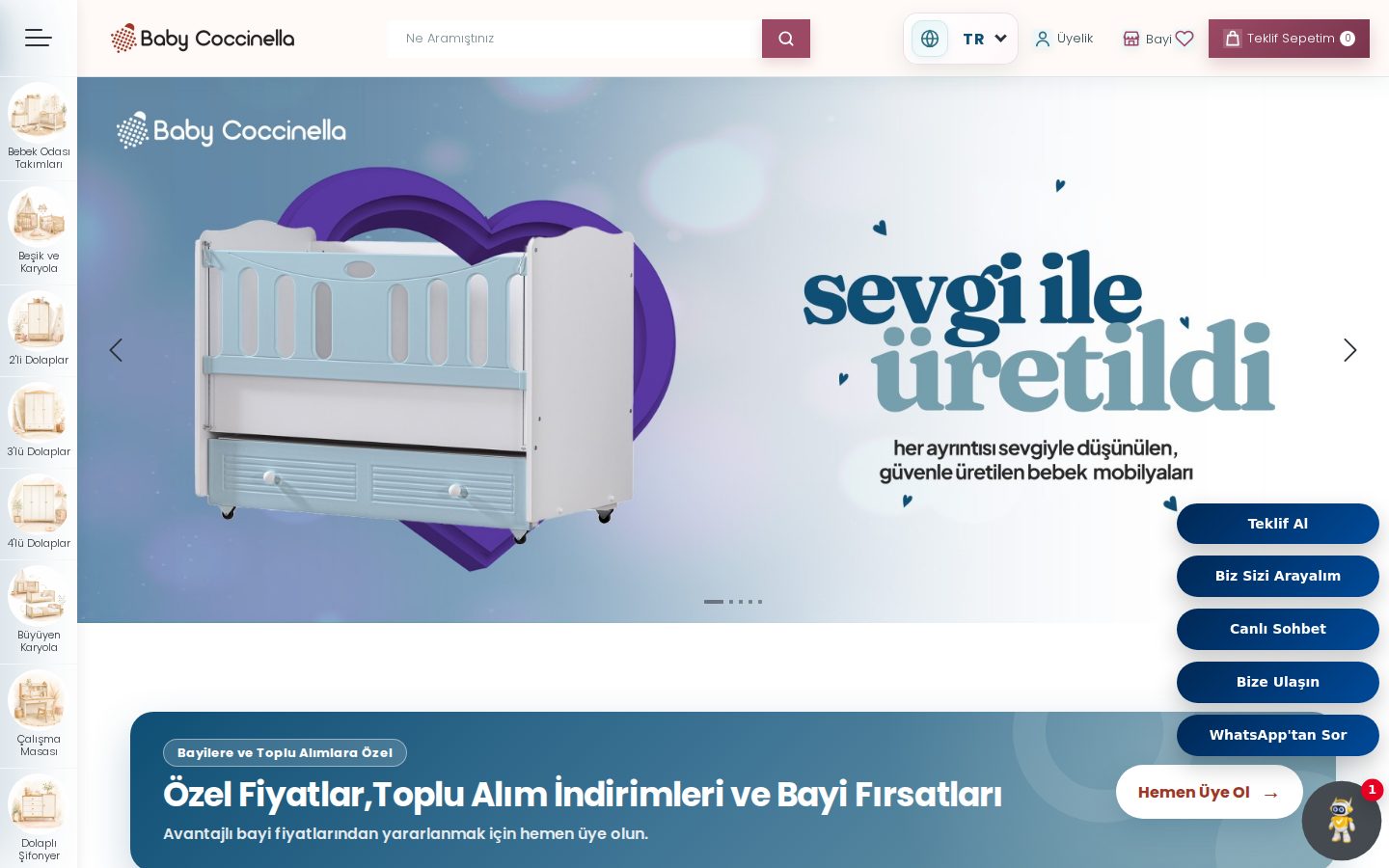 Baby Coccinella canlı web sitesi